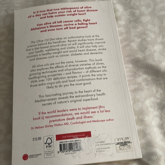 The Olive Oil Diet by Dr Simon Poole and Judy Ridgway - Picture 2 of 2